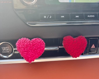 Heart Vent Clip Buddies | Tufted Vent Clips | Air Freshener