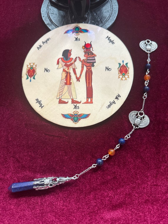 Pendulum Divination Board Scarab Pendulum Divination Board Scarab