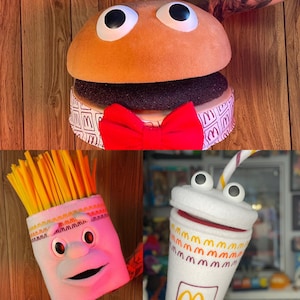 ヴィンテージ McDonald's ハンドパペット 3体セット Mcdonalds Plastic Hand Puppets - Etsy