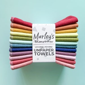 UNpaper® Towels: 12 pack Refill Rainbow and Color Mixes image 2