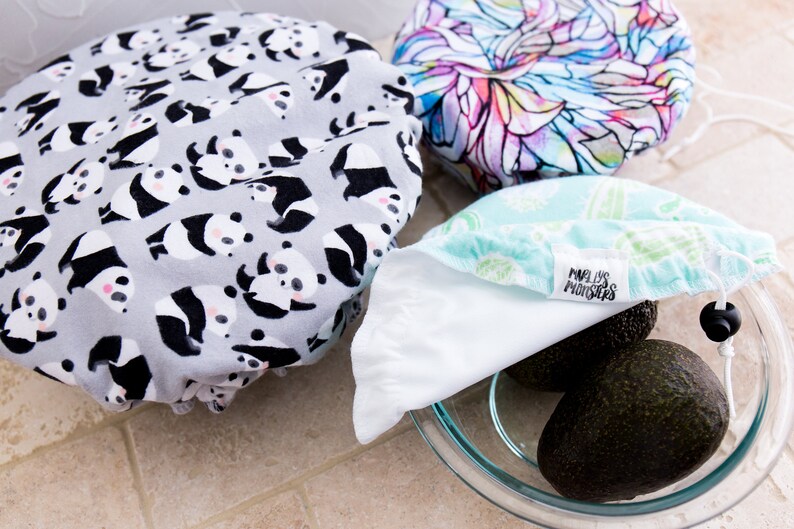 Bowl Cover Bundle: Set of Small, Medium & Large in Surprise Prints image 2