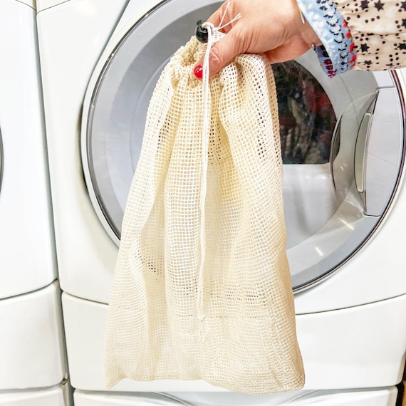 Organic Mesh Laundry Bag Small or Large Etsy