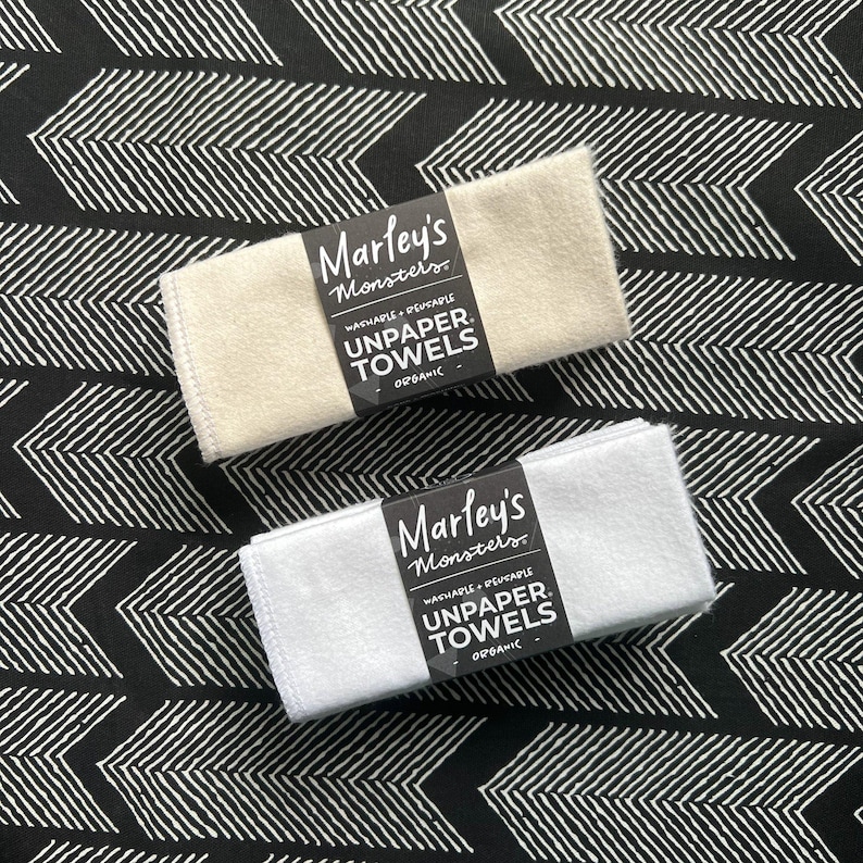 Marley's Monsters Organic UNpaper Towels 12 Pack - Thumbnail 4