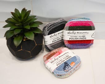 Discos quitaesmaltes de fieltro de desecho: paquete de 4 - Discos quitaesmaltes sin residuos