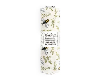 UNpaper® Towels: Prints - 12 or 24 Pack - Reusable Paper Towels - Oranges