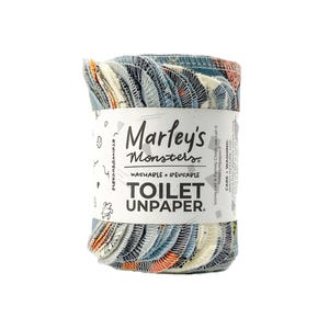 Rotolo Toilet UNpaper®: Air B n' Beach - 24 fogli di panni per bidet riutilizzabili