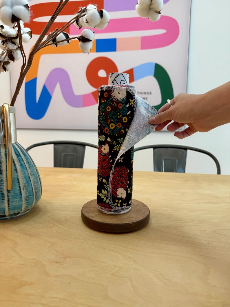 Wooden UNpaper Towel Holder: Base and Dowel - Thumbnail 4