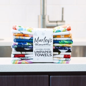 UNpaper® Towels: 6 or 12 pack Refill Surprise Prints image 2