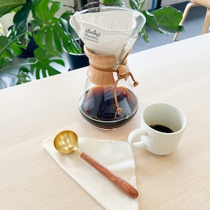 Organic Reusable Coffee Filter: Cone #4 - 2 Pack - Organic Linen Pour Over Coffee Filters