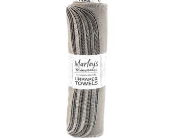 UNpaper® Towels: Color Mixes - Greys - 12 or 24 Pack