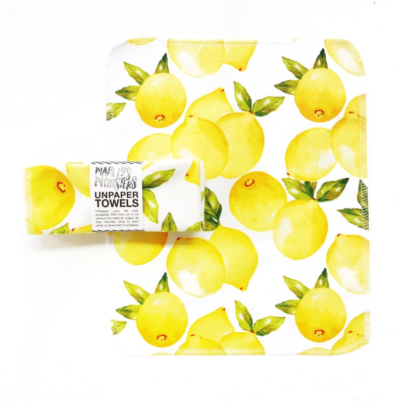 UNPAPER® TOWELS. Vintage Lemons. Choose quantity in drop-down image 0