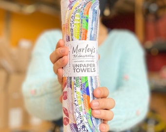 Essuie-tout UNpaper® : Les préférés de Marley ! – Rouleau de 12 essuie-tout de nos imprimés les plus populaires
