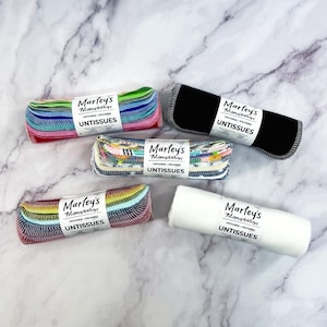 UNtissues® - Cotton Flannel Reusable Tissues - 12 Count