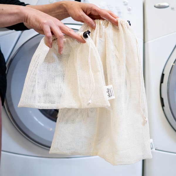 Organic Mesh Laundry Bag: Small or Large