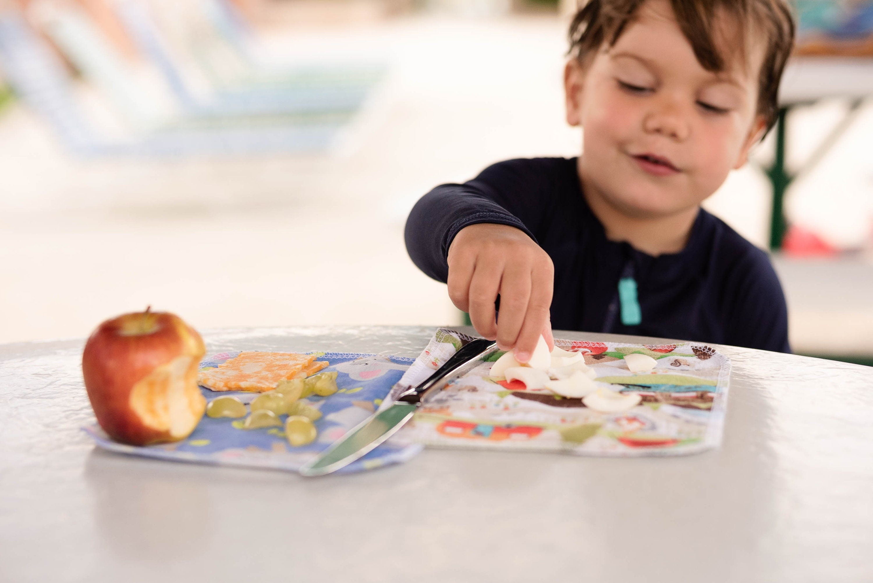 Serviettes en Tissu 12 Pack - Idéal Pour Les Enfants de La Rentrée