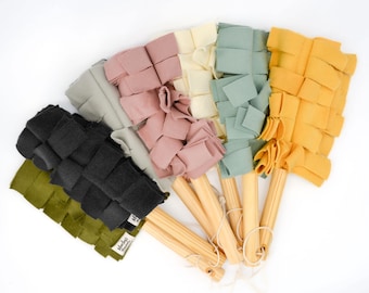 Organic Washable Duster: Organic Cotton Fleece Head with or without Handle