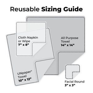 UNpaper® Towels: Prints - 12 or 24 Pack - Reusable Paper Towels - Oranges