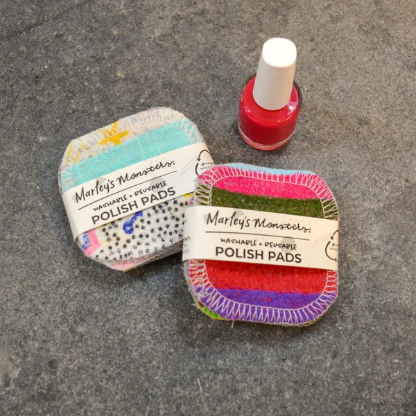 Scrap Felt Polish Pads: 4 Pack