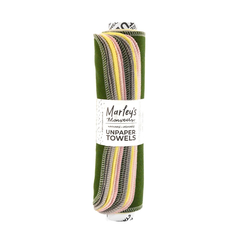 UNpaper® Towels: Specialty Color Mixes - 12 or 24 Count - Reusable Paper Towels Sprout