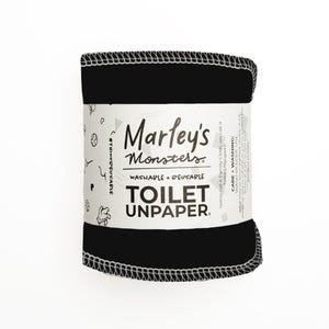 Toilet UNpaper®: 24 vellen op een rol - Herbruikbaar doekje voor het hele gezin - Katoenflanel