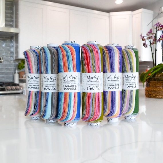 UNpaper® Towels: Specialty Color Mixes - 12 or 24 Count - Reusable Paper Towels