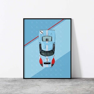 GT40 - Car Print - Automotive Decor
