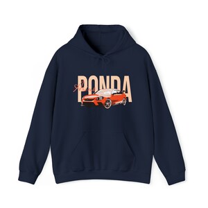 Ponda - Orange Design - Unisex Hooded Sweatshirt