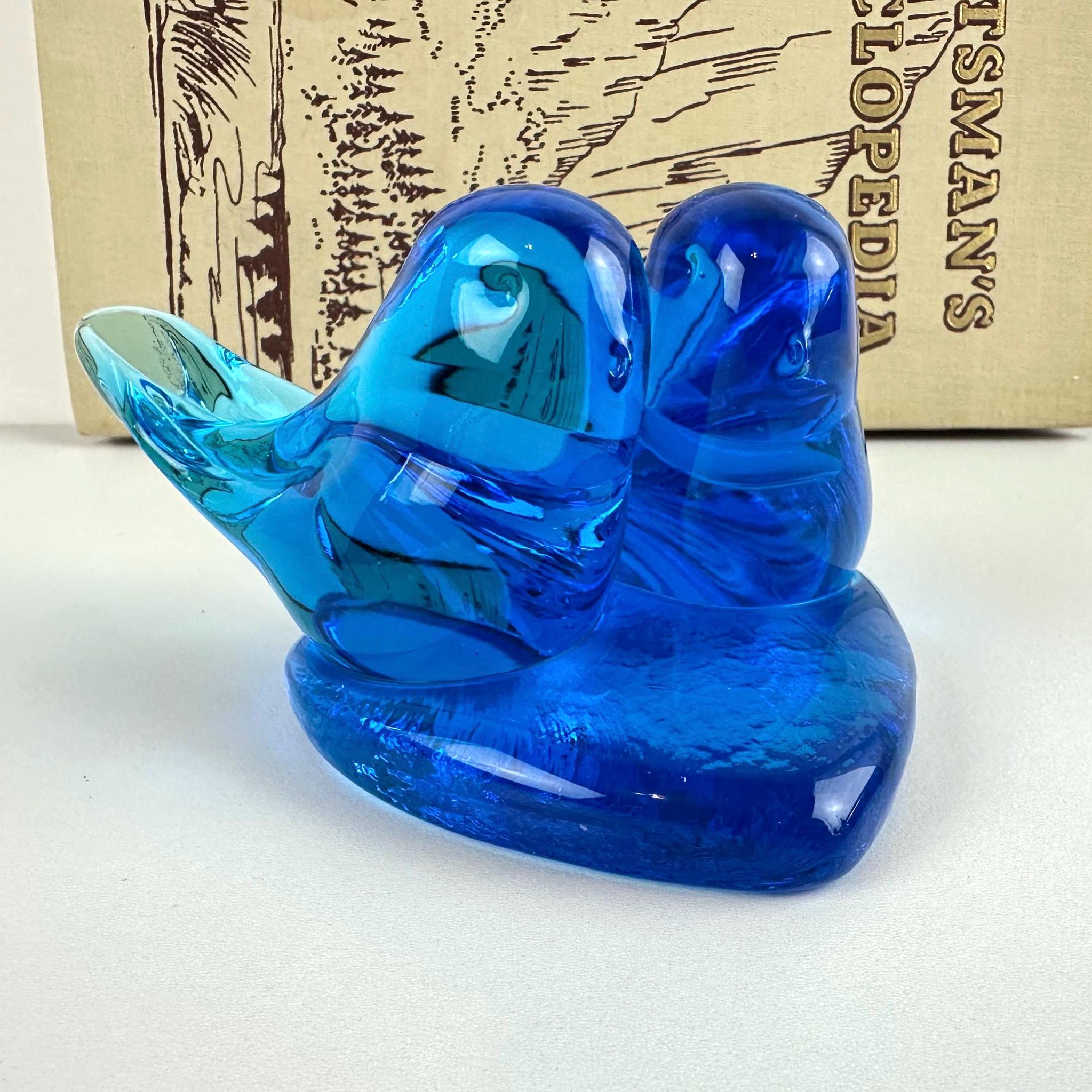 Vintage Blue Bird Figurine - Etsy