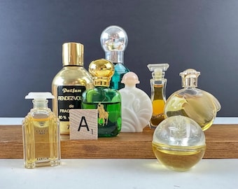 Vintage Perfume Bottles, Bottles for Crafts and Vanity Decor, Choice of Set