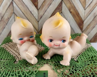 Vintage Kewpie Dolls, Baby Shower Decor, Kitschy Nursery Decor, Gift for New Mom
