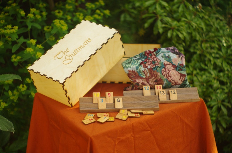 Custom Engraved Rummikub Game Set for 4 PlayersAlso known as image 0