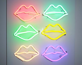 6 Neon Lips (Limited Edition, Signed by the Artist)
