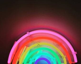 Neon Rainbow Sign