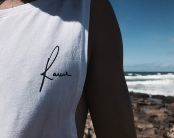 Bio-Baumwolle Herren Singlet – Minimalist Beach Festival Wear