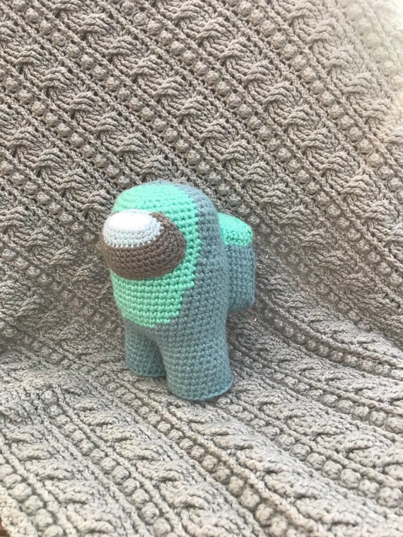 among us plush light blue
