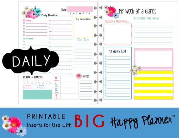 happy planner daily planner
