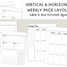 Happy Planner: SIMPLE Black/white Planner Bundle CLASSIC Size 7 X 9.25 ...