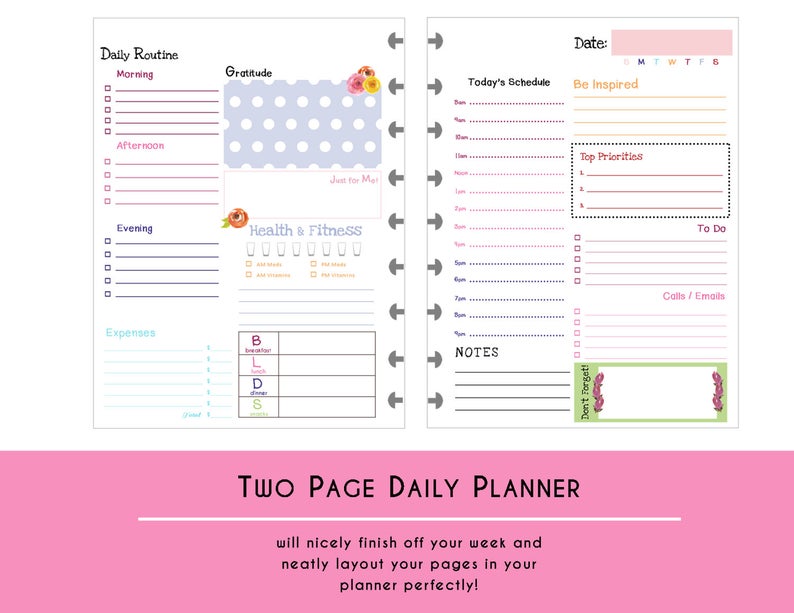 Free Printable Happy Planner Refill Pages 5 Jpg Vrogue
