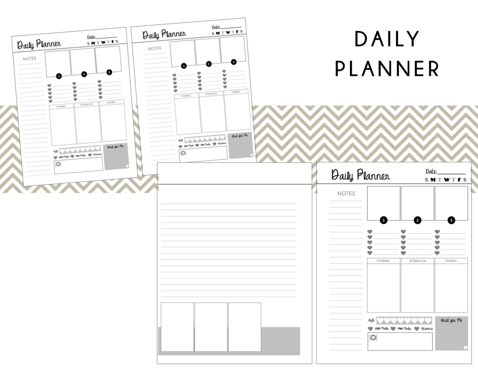 Happy Planner: SIMPLE Black/white Planner Bundle CLASSIC - Etsy