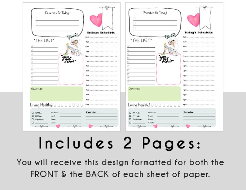 the happy planner daily sheets