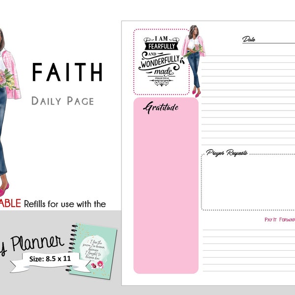 Faith Planner Insert Etsy