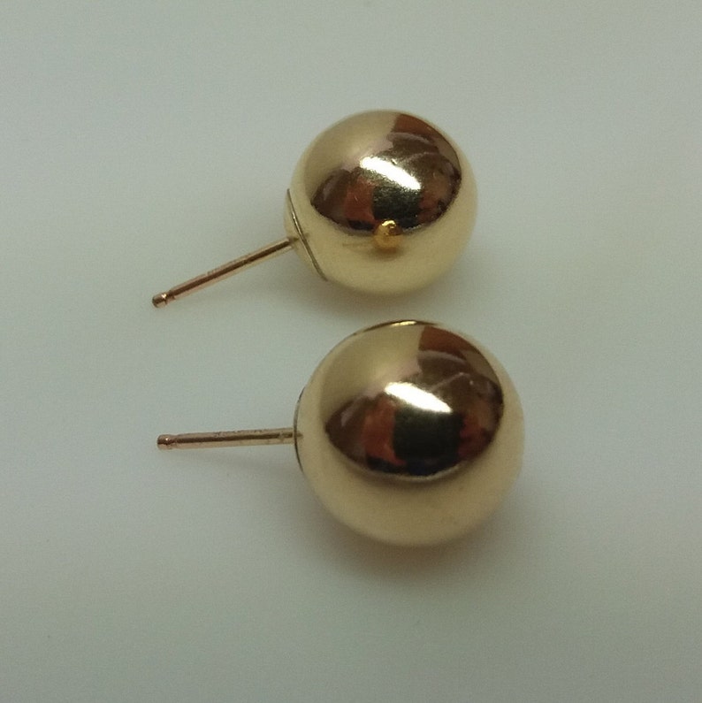 Double Sided Earring, Double Sided Ball Earring, Clear Lucite Earring