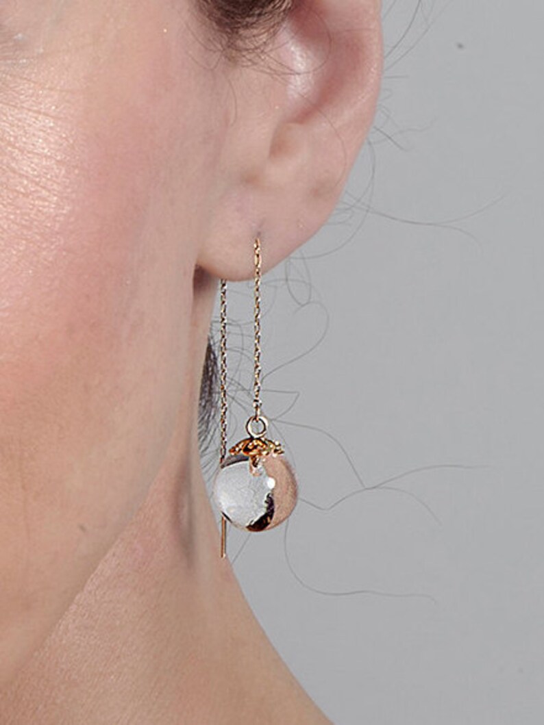 Disco Ball Earring Clear Lucite Earring Globe Earring Etsy