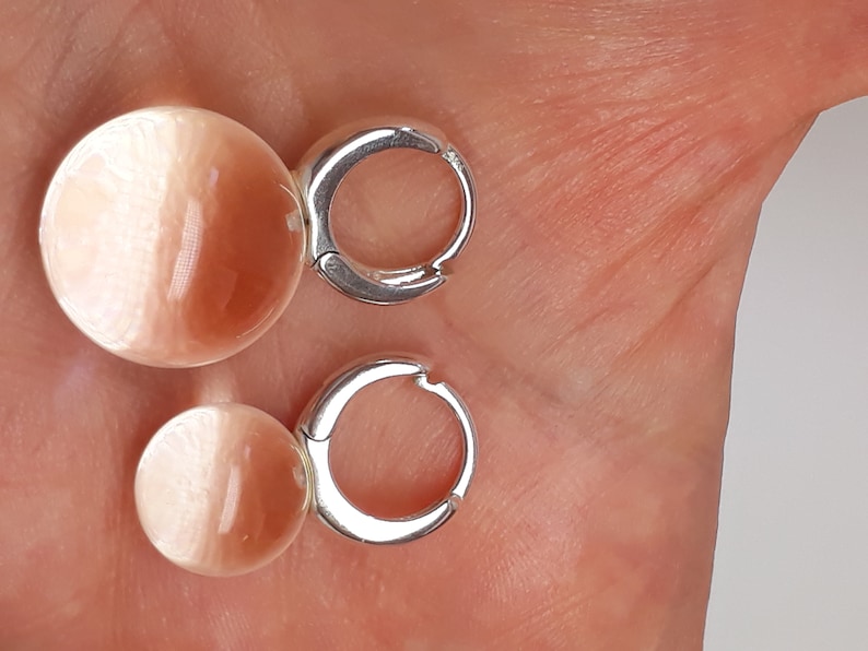 Big Disco Ball Earring Clear Lucite Earring Sphere Earring Etsy