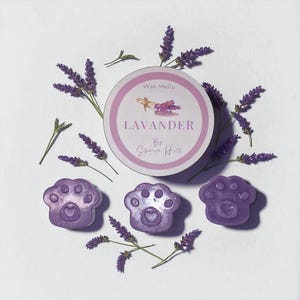 Lanender wax melts, Hearts, flowers, Red Melts, Fragrant Wax melts