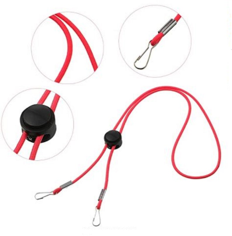 Adjustable Face Cover Lanyard Elastic Face Cover Neck Strap Ear Extension Saver Unisex One size fits all Lanyards Kids lanyard