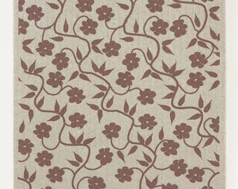 Vines on Sand Swedish Dishcloth