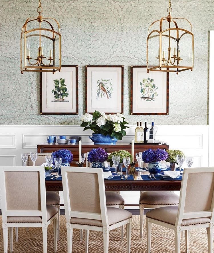 Schumacher Feather Bloom Wallpaper | Etsy