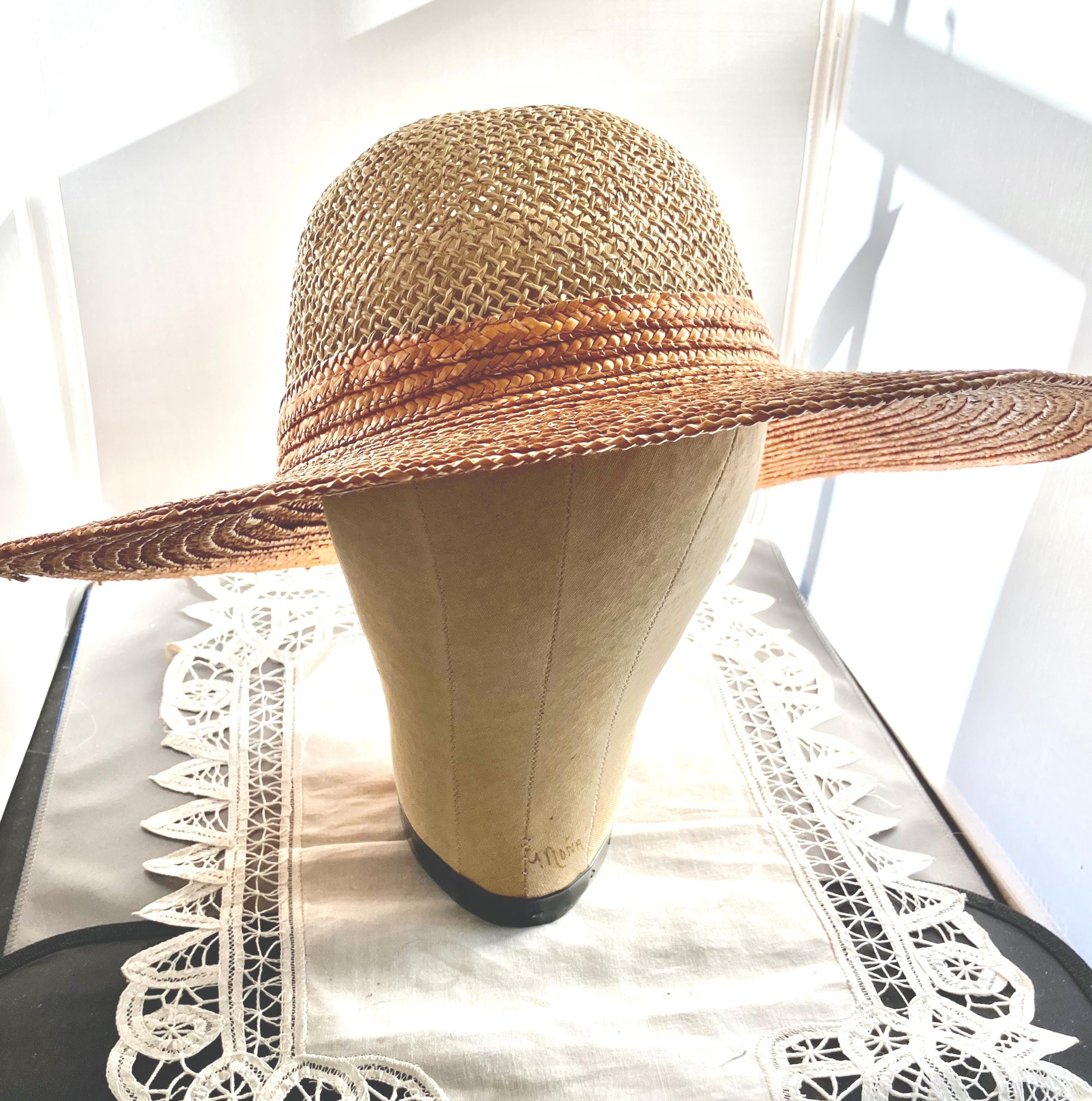 Mens Orange Straw Hats - Etsy display picture 2