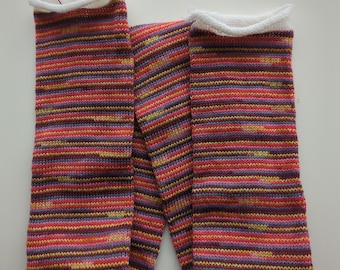 pre-made 72 stitch machine knitted SOCK TUBE ready to ship (184)